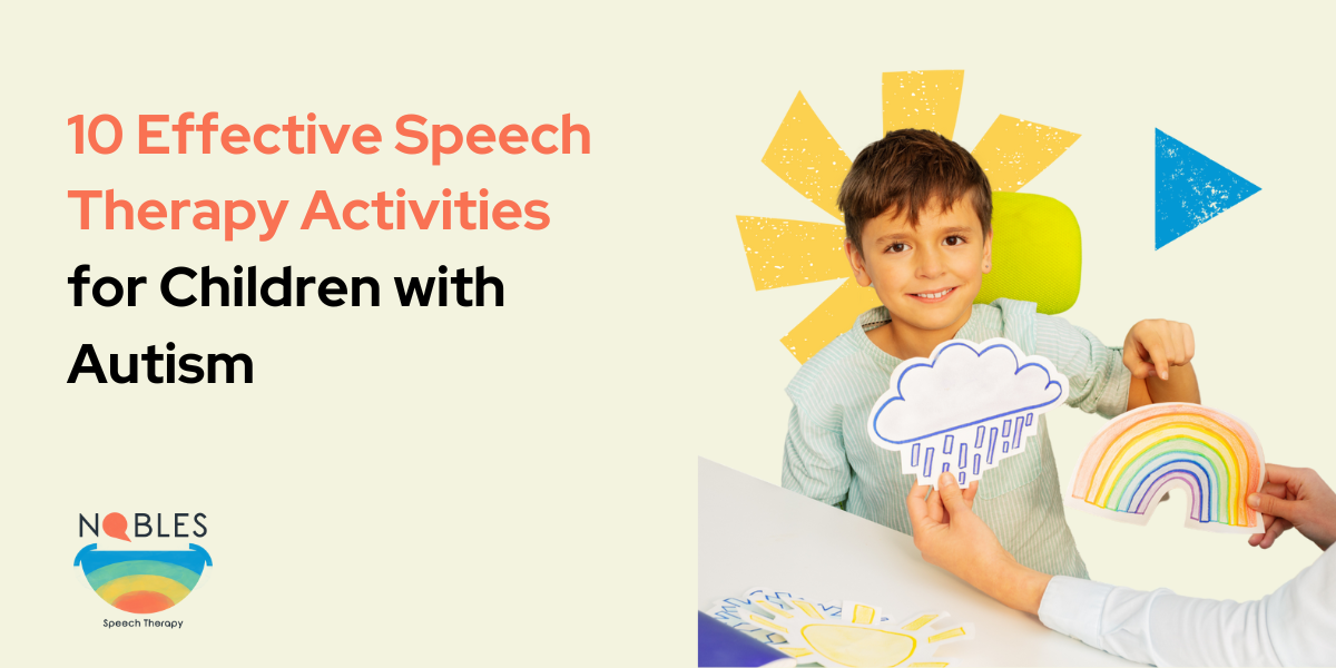 Speech Therapy for Autism: How It Helps