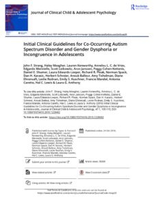 Autism and Gender Dysphoria: Co-Occurring Experiences