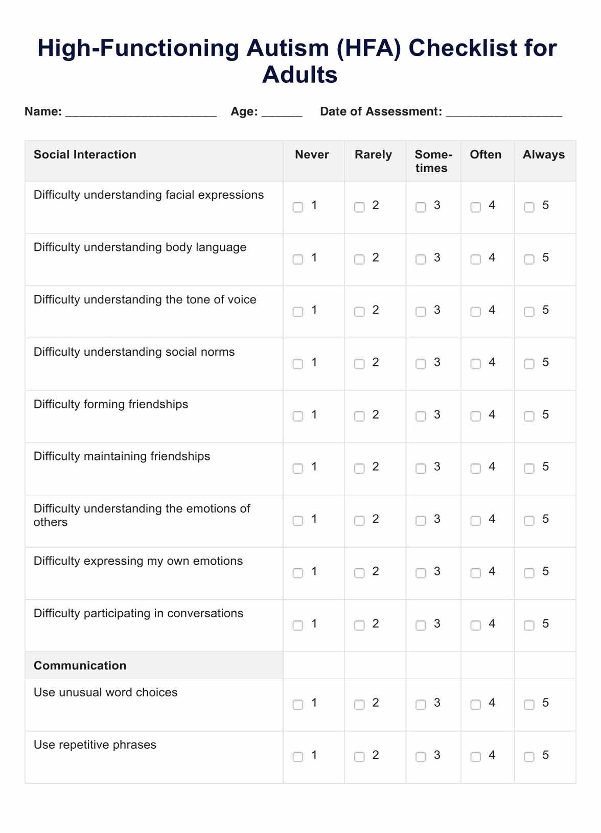 Preparing for an Autism Evaluation: A Parent’s Checklist