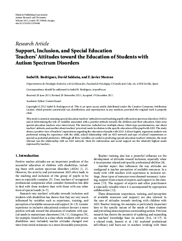 Autism in [Country]: Cultural Attitudes and Support
