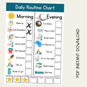 How to Create a Visual Schedule for Autistic Kids