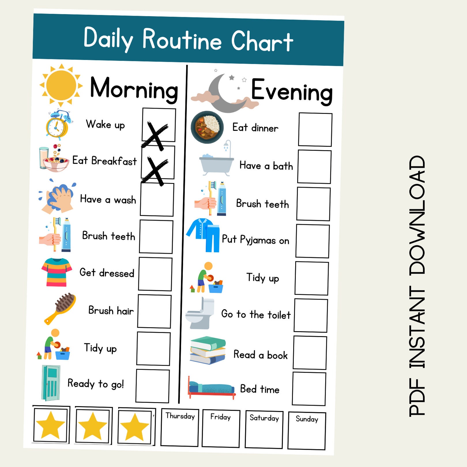 How to Create a Visual Schedule for Autistic Kids