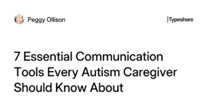 Autism Caregiver Tools: Apps Charts and More